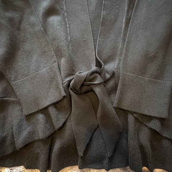 White House Black Market Classic Black Cardigan - Picture 3 of 7